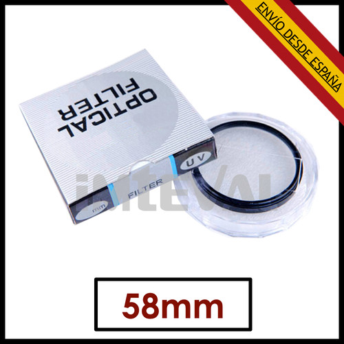 Filtro lentes 58mm - uv,